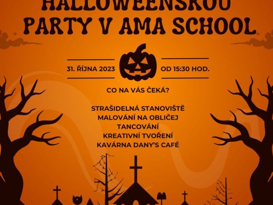 Halloween party at AMA School