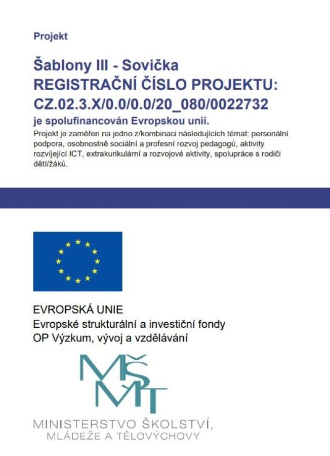 Templates III (Šablony III) – Sovička